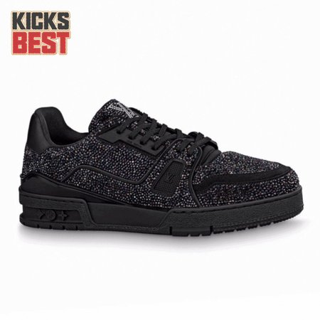 glitter sneaekers black trainer - 223