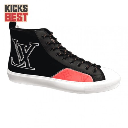 tattoo high top black sneaker - 77